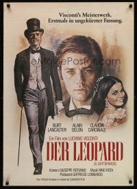 9j149 LEOPARD German R83 Luchino Visconti's Il Gattopardo, art of Lancaster, Delon & Cardinale!