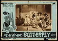 9j209 MADAME BUTTERFLY Italian 13x18 pbusta R60s Madama Butterfly, Kaoru Yachigusa, Japanese opera!
