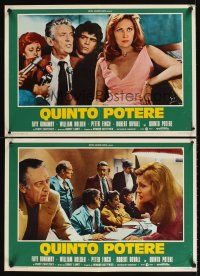 9j197 NETWORK Italian photobusta '76 Cheyefsky, Sidney Lumet, William Holden, Faye Dunaway!