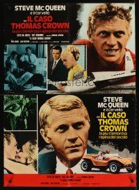 9j202 THOMAS CROWN AFFAIR 6 Italian photobustas R73 Steve McQueen & sexy Faye Dunaway!