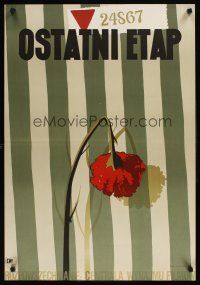 9j750 OSTATNI ETAP Polish 23x33 R88 wonderful art of wilted flower & prison garment by Trepkowski!