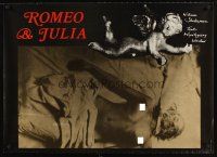 9j660 ROMEO & JULIET stage play Polish 27x38 '79 William Shakespeare, design by Klimowski!