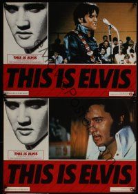 9j211 THIS IS ELVIS 6 Ital/Eng 13x18 pbustas '81 rock 'n' roll biography, portraits of The King!