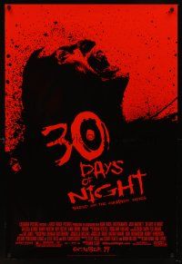 9k022 30 DAYS OF NIGHT advance DS 1sh '07 Josh Hartnett & Melissa George hunt vampires in Alaska!