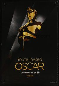 9k011 83RD ANNUAL ACADEMY AWARDS TV 1sh '11 wonderful close-up of Oscar trophy!