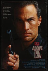 9k026 ABOVE THE LAW 1sh '88 best image of tough guy Steven Seagal!