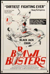 9k120 BRAWL BUSTERS 1sh '78 Sadae Tong Ui-Moon, martial arts kung fu, those turkeys fight dirty!