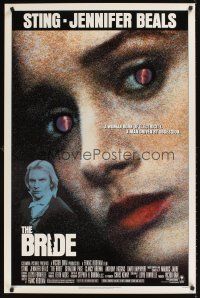 9k121 BRIDE 1sh '85 Sting, Jennifer Beals, a madman and the woman he invented!