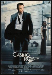 9k136 CASINO ROYALE advance DS 1sh '06 Daniel Craig as James Bond & sexy Eva Green!