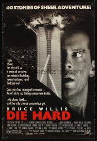 9k211 DIE HARD 1sh '88 Bruce Willis vs twelve terrorists, action classic!