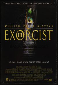 9k259 EXORCIST III DS 1sh '90 George C Scott starring in William Peter Blatty sequel!