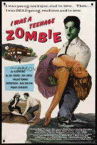 9k372 I WAS A TEENAGE ZOMBIE 1sh '87 music by Los Lobos, Violent Femmes & The Smithereens!