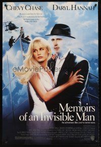 9k480 MEMOIRS OF AN INVISIBLE MAN 1sh '92 disappearing Chevy Chase, pretty Daryl Hannah!