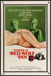 9k712 TERROR AT RED WOLF INN 1sh '72 cannibals, guess what we're having for dinner!
