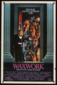 9k772 WAXWORK 1sh '88 stop on by and give afterlife a try, more fun than a barrel of mummies!