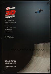 9k799 X GAMES 3D: THE MOVIE teaser DS 1sh '09 Travis Pastrana, cool skateboarding image!