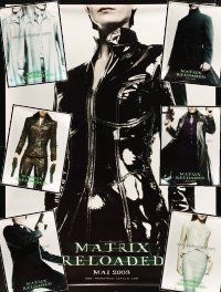 9m054 LOT OF 7 UNFOLDED FRENCH ONE-PANELS FROM MATRIX RELOADED '03 cool character portraits!