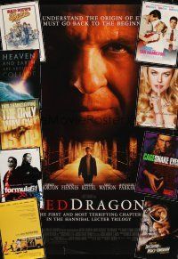 9m069 LOT OF 36 UNFOLDED DOUBLE-SIDED ONE-SHEETS '96-06 Red Dragon, Little Miss Sunshine & more!