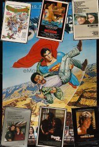 9m073 LOT OF 13 UNFOLDED ONE-SHEETS '80 - '83 Superman III, Staying Alive, Inchon & more!