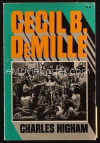 9m223 CECIL B. DEMILLE first paperback edition paperback book '73 an illustrated biography!
