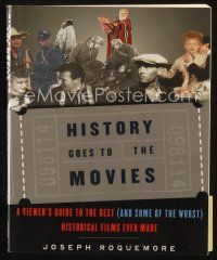 9m232 HISTORY GOES TO THE MOVIES first edition softcover book '99 the best and worst films ever!
