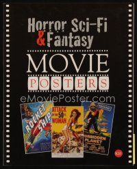 9m235 HORROR SCI-FI & FANTASY MOVIE POSTERS softcover book '99 by Bruce Hershenson, color images!