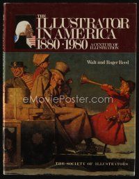 9m212 ILLUSTRATOR IN AMERICAN HISTORY 1880 - 1980 first edition hardcover book '84 full-color!