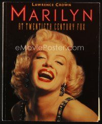 9m241 MARILYN AT TWENTIETH CENTURY FOX first edition softcover book '87 filled with sexy images!