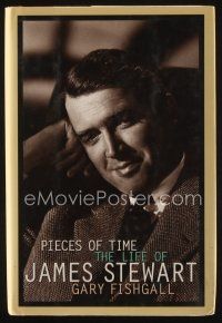 9m219 PIECES OF TIME first edition hardcover book '97 The Life of James Stewart!