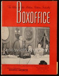 9m086 BOX OFFICE exhibitor magazine January 26, 1952 Lavender Hill Mob, Wild Bill Elliott!