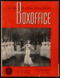 9m091 BOX OFFICE exhibitor magazine May 10, 1952 Kangaroo, Hepburn & new stars from Paramount!