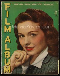 9m174 FILM ALBUM magazine Fall 1948 head & shoulders portrait of pretty Jeanne Crain!