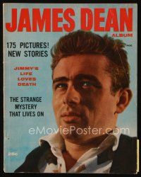 9m182 JAMES DEAN ALBUM magazine 1956 Jimmy's Life, Death & Loves, Strange Mystery that Lives On!