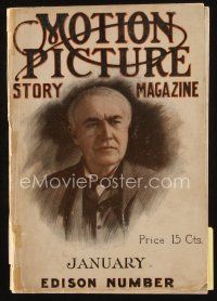 9m126 MOTION PICTURE magazine Jan 1914 Uncle Tom's Cabin, The Jew's Christmas, Thomas Edison