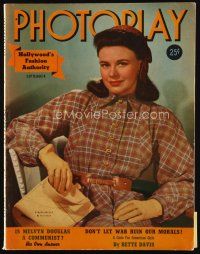 9m119 PHOTOPLAY magazine September 1940 great close portrait of pretty Ginger Rogers by Paul Hesse!