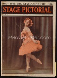 9m191 STAGE PICTORIAL magazine January 1913 Albertina Rasch, French dancer in American vaudeville!