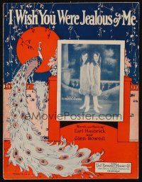 9m415 I WISH YOU WERE JEALOUS OF ME sheet music '26 Siamese twins The Hilton Sisters from Freaks!