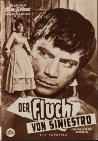 9m353 CURSE OF THE WEREWOLF German program '61 Hammer, different images of monster Oliver Reed!