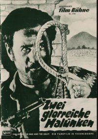 9m359 GOOD, THE BAD & THE UGLY German program '67 Clint Eastwood, Lee Van Cleef, Leone, different!