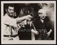 9p018 GOOD, THE BAD & THE UGLY Swedish 8x10.25 still '68 Eli Wallach trying out pistol he built!