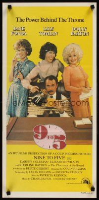 9p429 9 TO 5 Aust daybill '80 Dolly Parton, Jane Fonda & Lily Tomlin w/tied up Dabney Coleman!