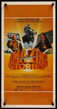 9p446 AMAZING STORIES Aust daybill '87 Steven Spielberg science fiction fantasy series!