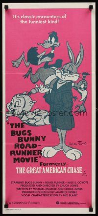 9p526 BUGS BUNNY & ROAD RUNNER MOVIE Aust daybill '79 Chuck Jones classic comedy cartoon!