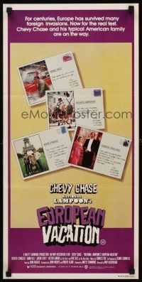 9p801 NATIONAL LAMPOON'S EUROPEAN VACATION Aust daybill '85 Chevy Chase, different image!