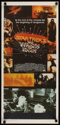 9p883 STAR TREK II Aust daybill '82 The Wrath of Khan, Leonard Nimoy, William Shatner!