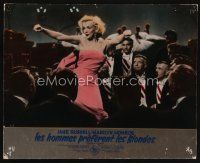 9p229 GENTLEMEN PREFER BLONDES French LC '53 cool image of super sexy Marilyn Monroe dancing!