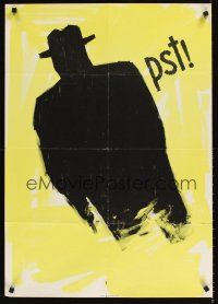 9p281 PST! German '60s cool art of sinister looking silhouette, please help identify!