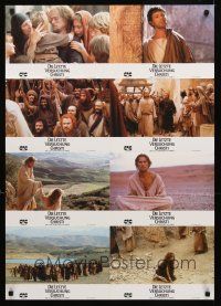 9p296 LAST TEMPTATION OF CHRIST video German LC poster '88 Scorsese, Willem Dafoe as Jesus!