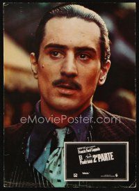 9p078 GODFATHER PART II Spanish LC '74 Robert De Niro in Francis Ford Coppola classic crime sequel!