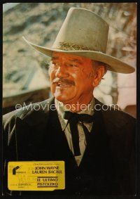 9p083 SHOOTIST Spanish LC '78 cool image of cowboy John Wayne in his last big screen role!